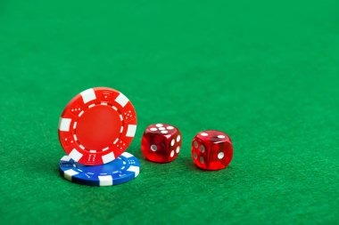 Live casino table with dealer and player cards